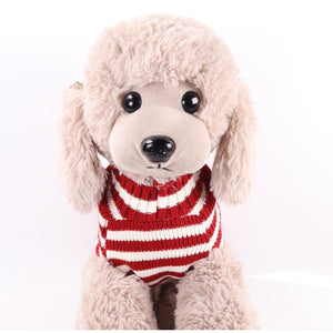 Striped Knit Pet Coat - Albertwithus.com